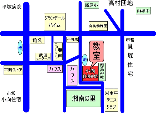 万田教室地図